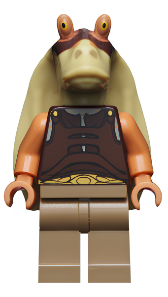 Минифигурка Lego Gungan Soldier (Printed Head) sw0302 N